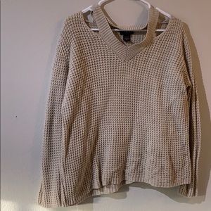Sweater/ Tan/ Thick and Knit